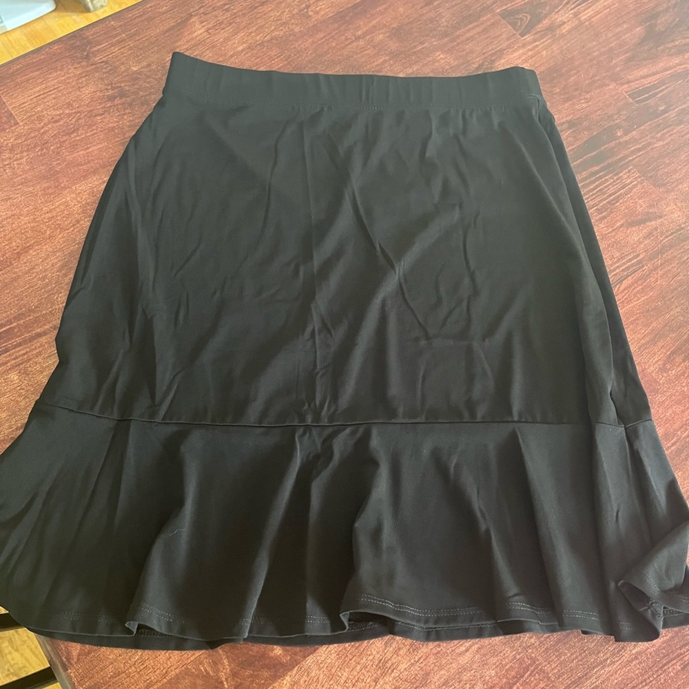 Liz Claiborne Black A-Line Skirt